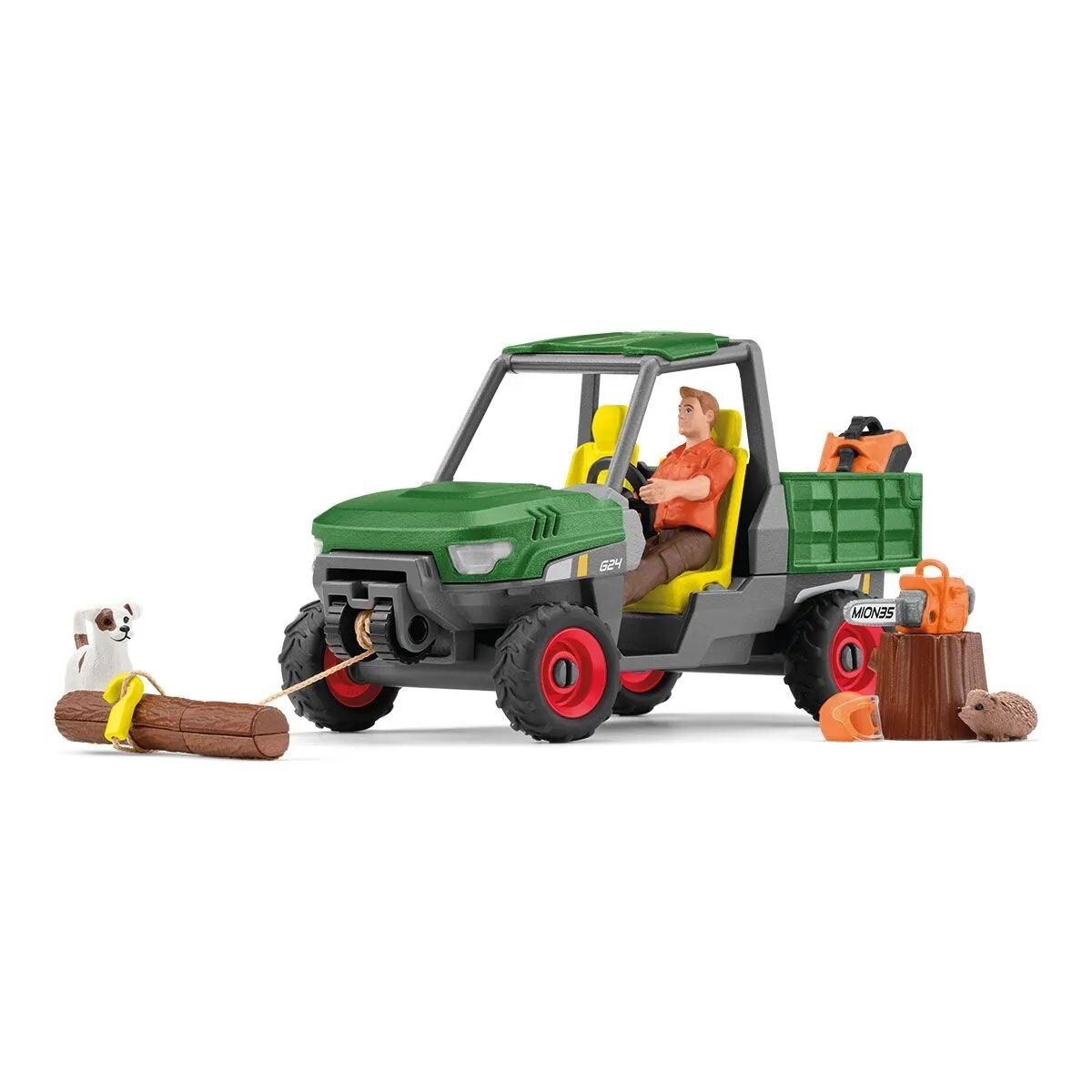 Schleich® 42659 Farm World - Waldbauer mit Fahrzeug