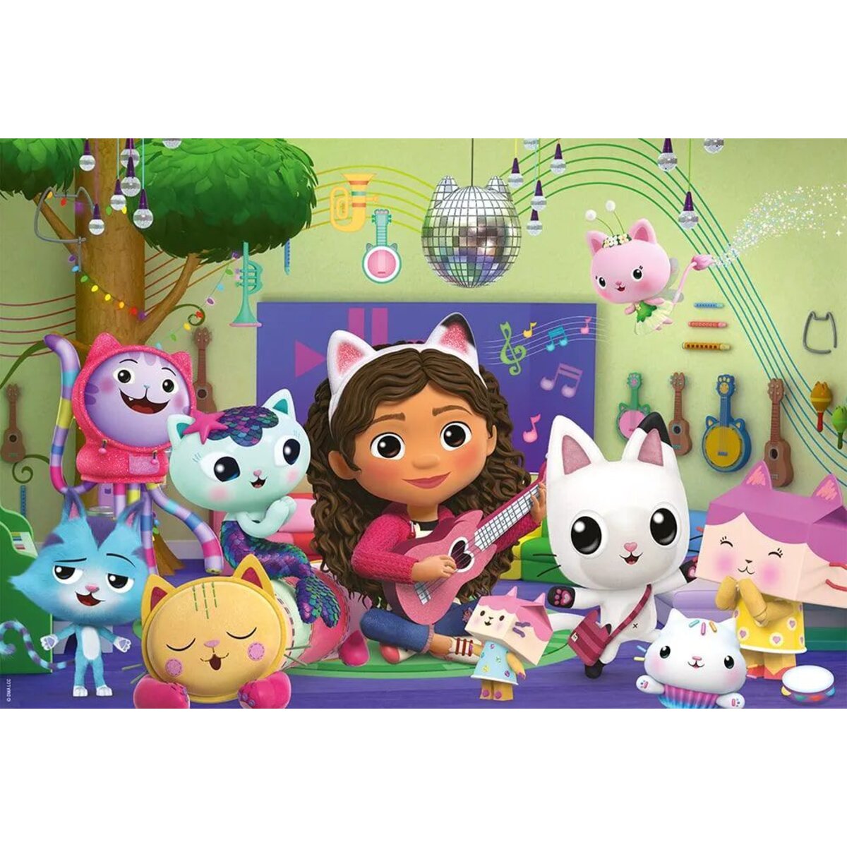 Schmidt Spiele Kinderpuzzle - Gabbys Dollhouse: Miau-ziger Partyspaß, 40 Teile