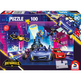 Schmidt Spiele Puzzle - DC Batwheels: Turbogeladene Action in Gotham City, 100 Teile