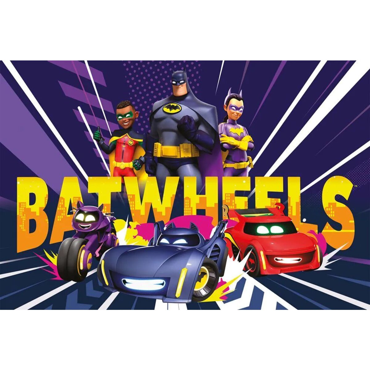 Schmidt Spiele Puzzle - DC Batwheels: Ready to roll!, 150 Teile