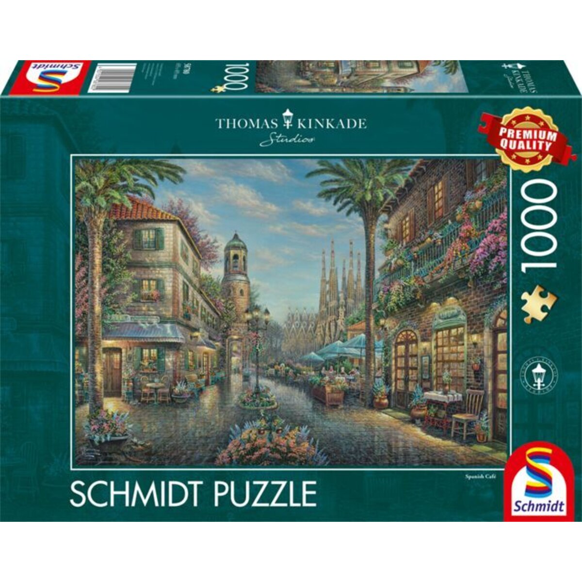 Schmidt Spiele Puzzle - Spanisches Straßencafé, 1000 Teile