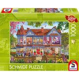 Schmidt Spiele Puzzle - Haus im Frühling, 1000 Teile