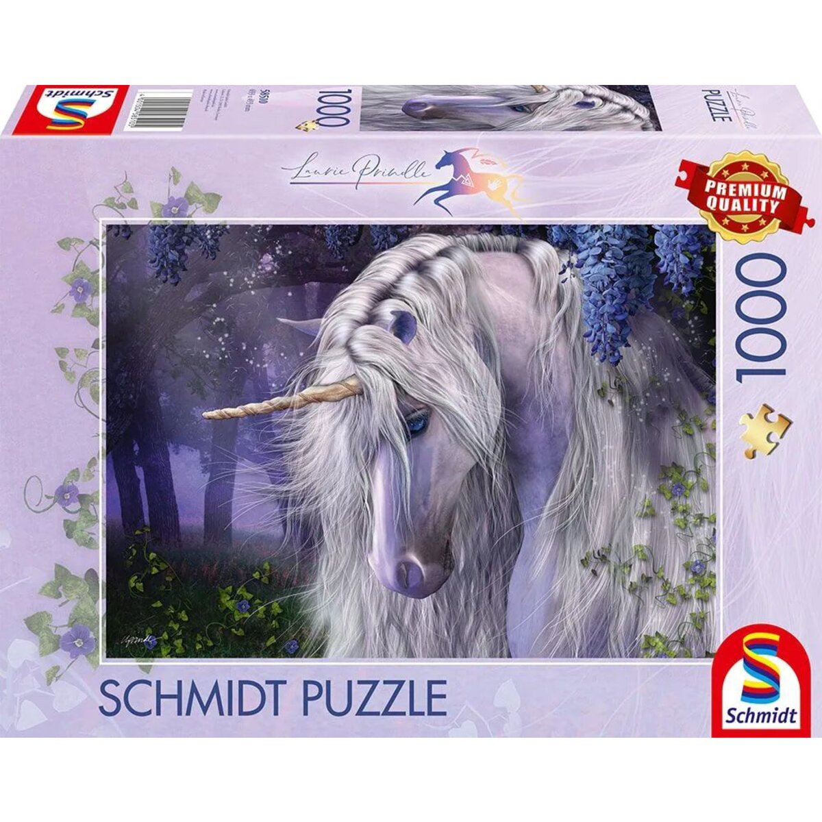 Schmidt Spiele Puzzle - Laurie Prindle: Mondschein Serenade, 1.000 Teile