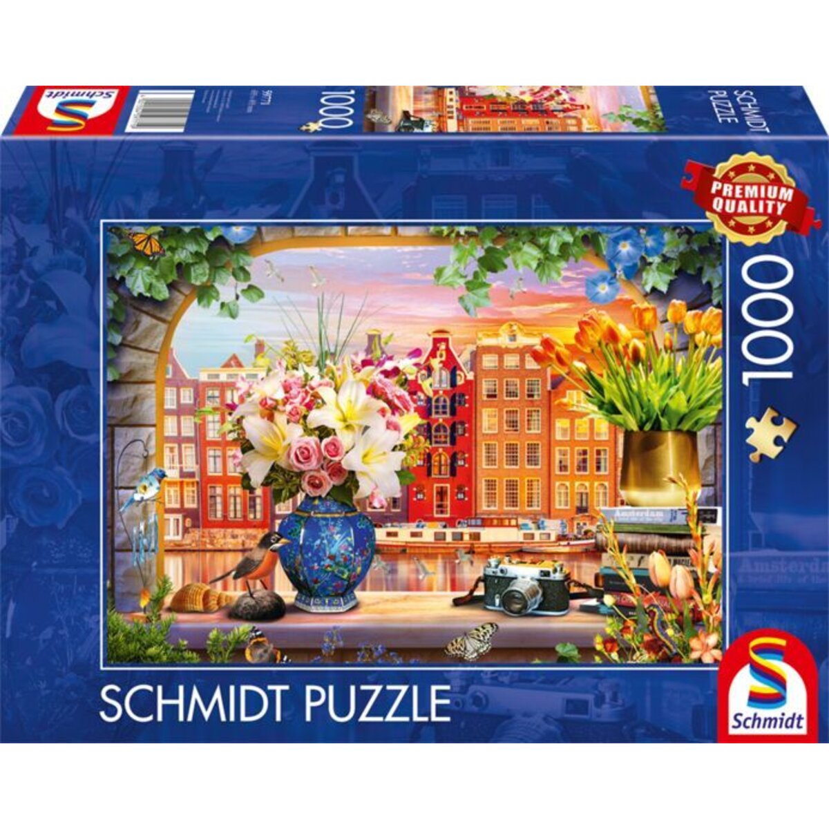 Schmidt Spiele Puzzle - Besuch in Amsterdam, 1000 Teile