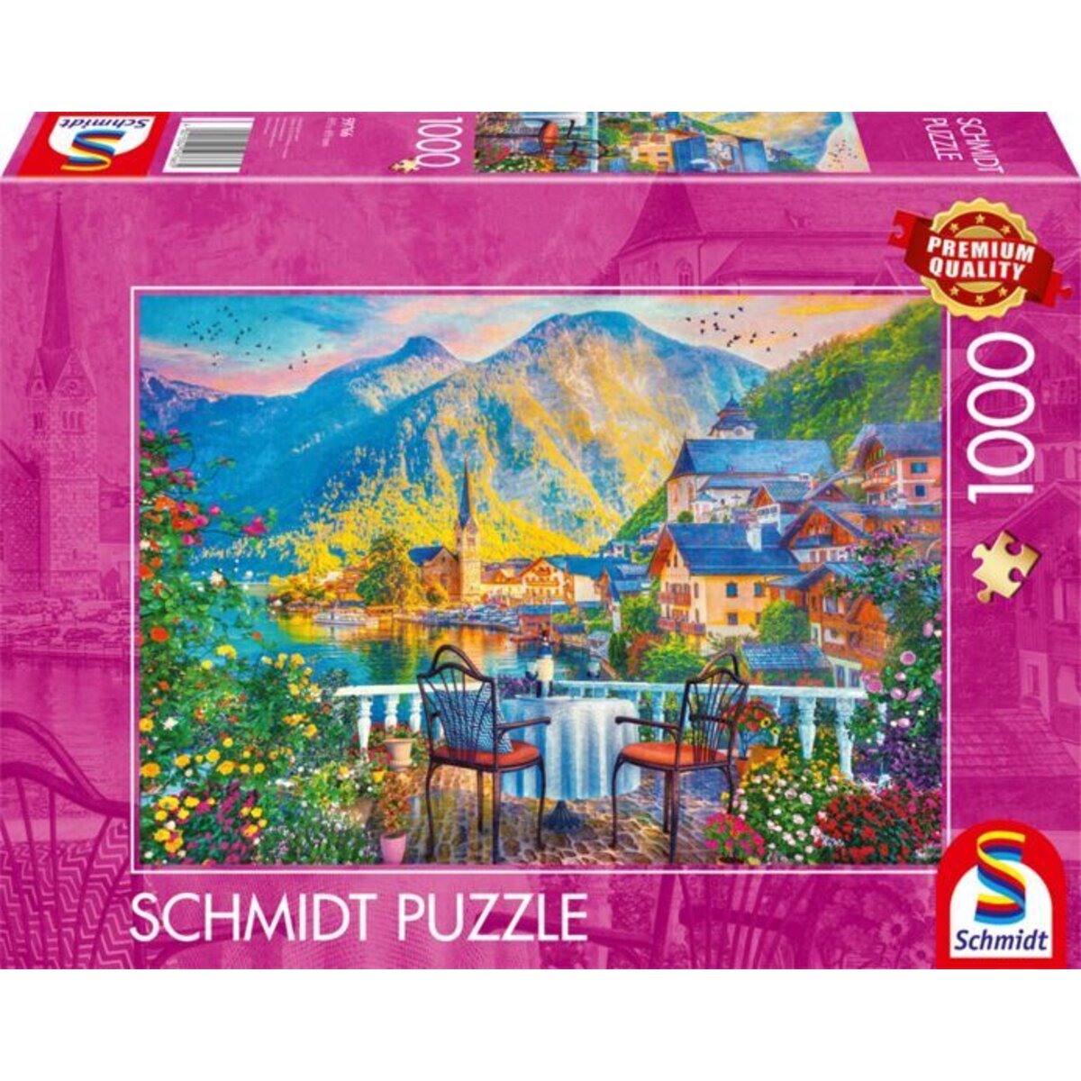 Schmidt Spiele Puzzle - Malerisches Hallstatt, 1000 Teile