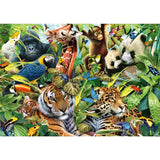 Schmidt Spiele Puzzle - Kunterbunte Tierwelt, 1500 Teile