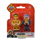 Simba Feuerwehrmann Sam Junior Figuren Doppelset, 1 Packung, 2-fach sortiert