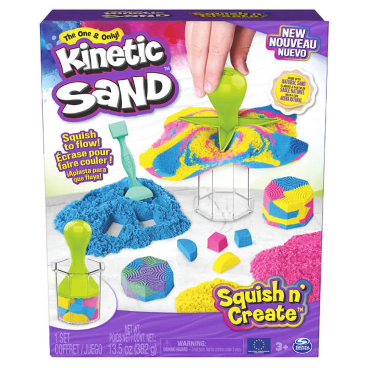 Spin Master Kinetic Sand - Squish N Create