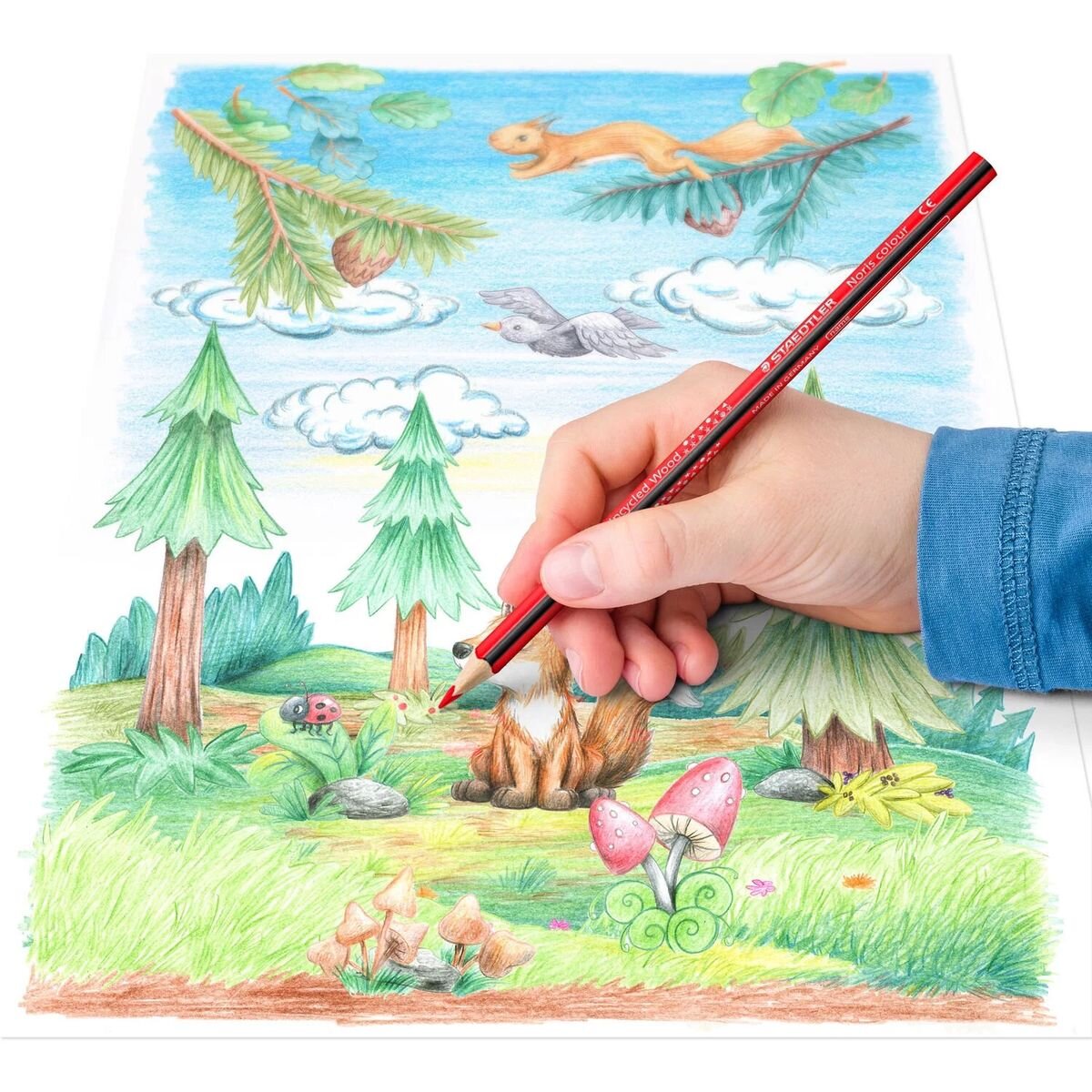 STAEDTLER® Noris® colour 187 Kartonetui mit 36 Buntsitften in sortierten Farben