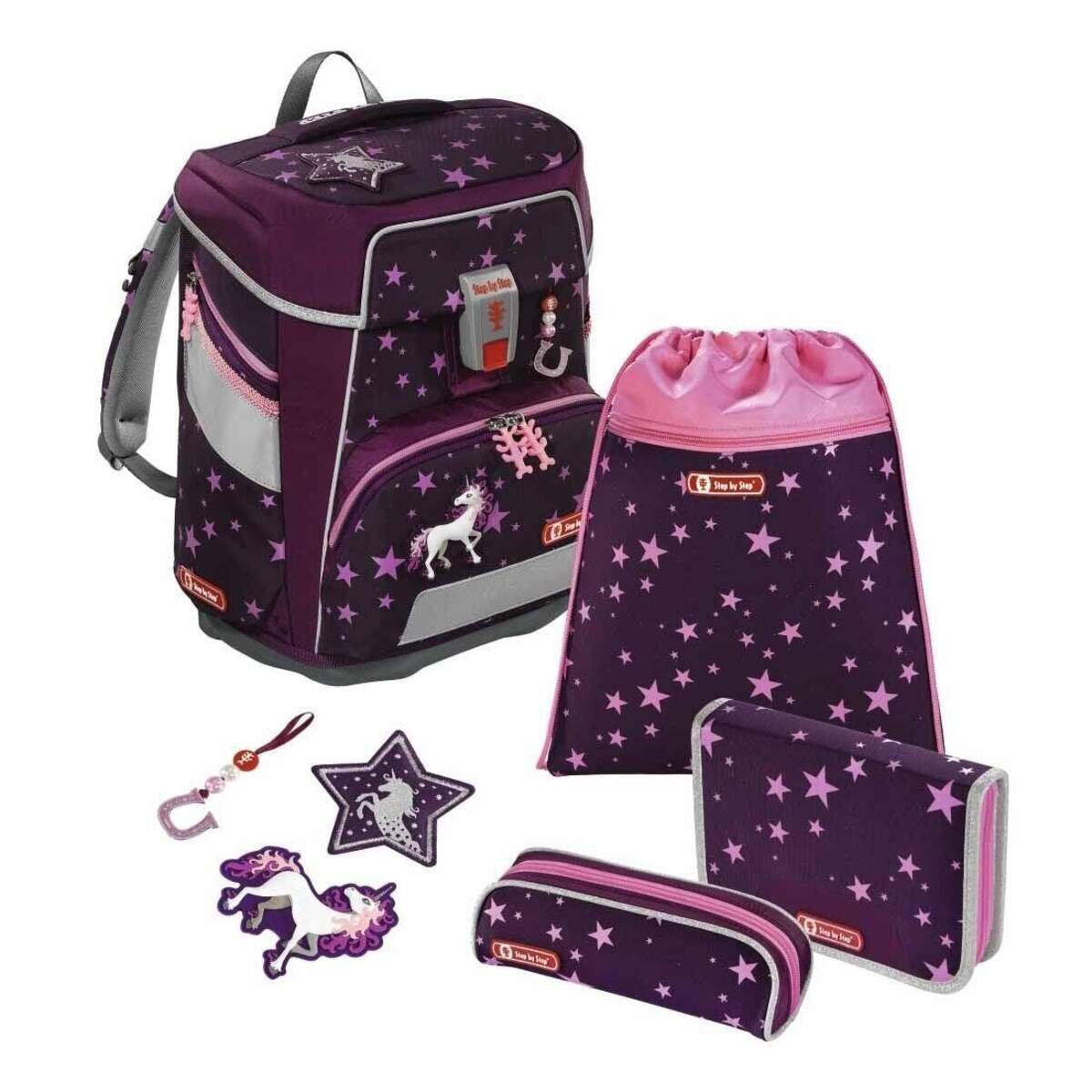 Step by Step SPACE Schulranzen-Set Unicorn, 5-teilig