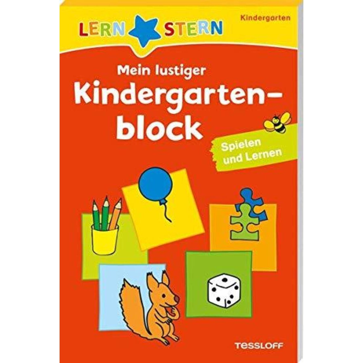 Tessloff Lernstern - Mein lustiger Kindergartenblock: Spielen und Lernen