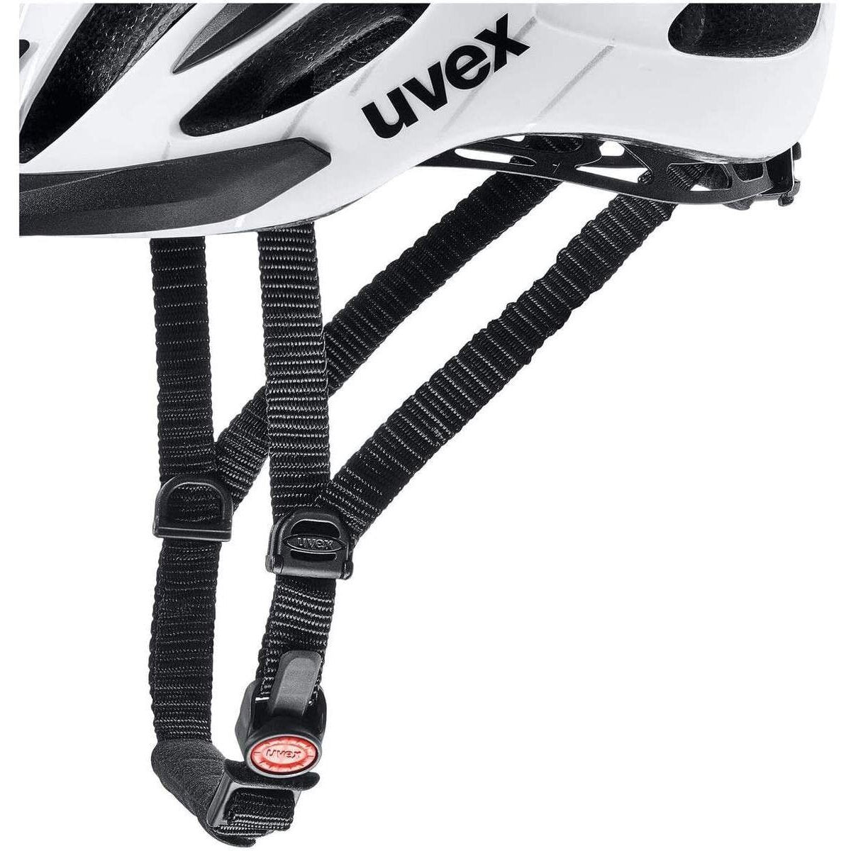 Uvex Unisex Erwachsenen Fahrradhelm Flash, Größe 53 - 56 cm, weiß / schwarz