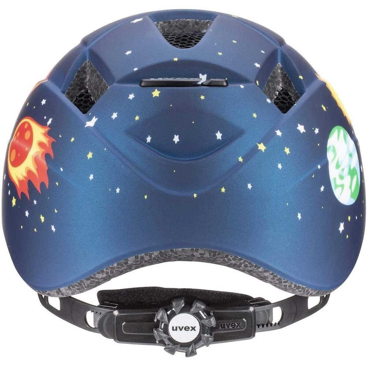 Uvex Unisex Jugend, kid 2 cc Fahrradhelm, Größe 46 - 52 cm, Dark blue rocket man