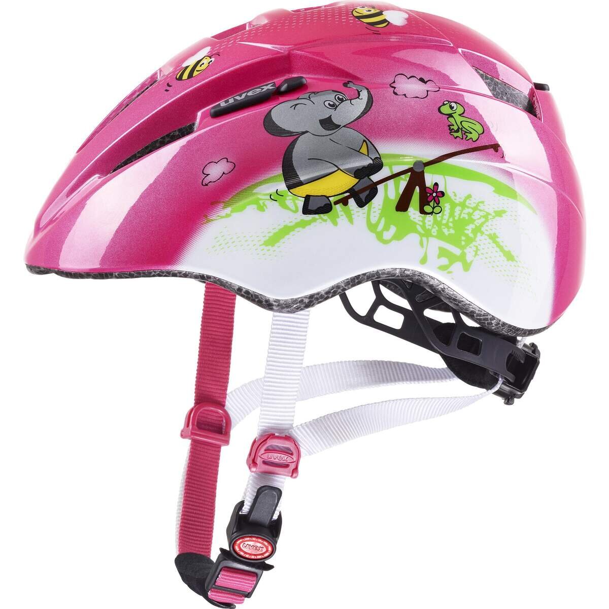 Uvex Unisex Jugend, kid 2 Fahrradhelm, Größe 46 - 52 cm, pink