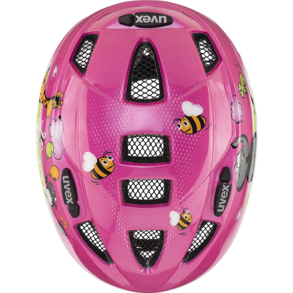 Uvex Unisex Jugend, kid 2 Fahrradhelm, Größe 46 - 52 cm, pink