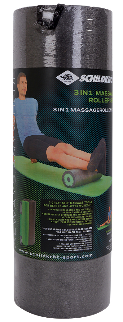 Schildkröt 3in1 Massage Sport | | Roller FITNESS AT HOME Set 960039